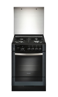 Газ.плита GEFEST ПГ 6300-03 0046 (85х60х60) фасад черный с растровым рисунком