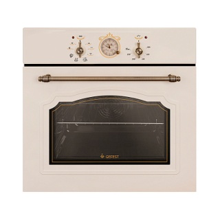 Духовка эл. GEFEST ЭДВ ДА 602-02 К64S (59,5х59,8х56,5) цв.кремовый Light, ручки "античная бронза"