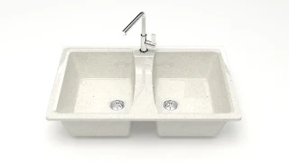 Z26 Q7 Мойка ГЛЯНЦЕВАЯ (ХЛОПОК) MARRBAXX, двухчашевая, 780х500х190   OFF