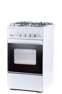 Газ.плита Лада Nova RG24040W(Flama RG24019(еврогор,газ-конт.дух,хоз.отс,б/щит,б/жаров)(АРТ429)