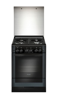Газ.плита GEFEST ПГ 6300-02 0046 (85х60х60) фасад черный с растровым рисунком