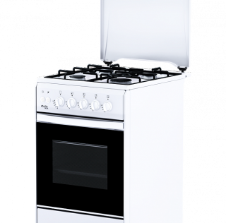 Газ.плита Лада Nova RG2427W(Flama FG2426 W(4-х комф,крыш,проф.реш,подсв,эл.розж,газ.контр.дух)АРТ487