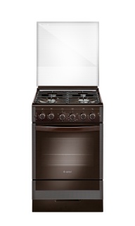 Газ.плита GEFEST ПГ 5300-02 0047 (85х50х58,5) фасад коричневый с растровым рисунком