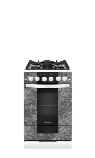 Газ.плита GEFEST ПГ 5500-02 0113 (85х50х58,5) фасад с рисунком под мрамор