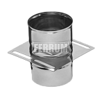 Площадка монтажная одностенная (0,8мм) ф110 (1уп/3шт)