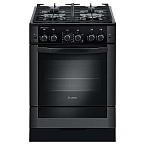 Газ.плита GEFEST ПГ 6500-02 0044 (85х60х60) фасад черный с растровым рисунком