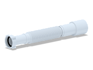 206K Гибкая труба 1 1/4"*40/50 (длина 366-776мм), АНИ пласт (100)