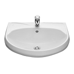 Умывальник ВЕСТ с переливом белый   УЦЕНКА