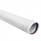 Труба расширенная д.80 мм, 2,0 м эмаль