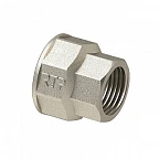 Муфта лат 1 1/4 * 2  (32х50) никель   (РТП)(5)