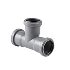 Тройник 50х50х90, 3-х раструб. (60шт) РТП