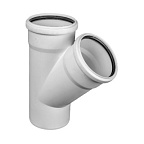 Тройник малошумной канализации ELITE 110/110х45 РТП