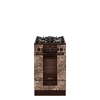 Газ.плита GEFEST ПГ 5500-02 0114 (85х50х58,5) фасад коричневый с рисунком под мрамор