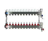 Коллектор VR113-12А с расх. 12 вых. БЕЗ кранов НЕРЖ (5)