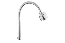 A7310 Излив гибкий с насадкой 2 режима, нерж/хром, гайка  FASHUN (50)