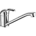 A4503 Смеситель для кухни/умывальника (хром) латунь, d40, излив H=86мм, двойная шпилька  FASHUN (10)