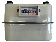 Счетчик газа 1 1/4" ТЕРМОКОРРЕКТОР объемный диафрагменный СГД G6 (250мм) левый (Орел)   2024 год