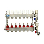 Коллектор VR113-07А с расх. 7 вых. БЕЗ кранов НЕРЖ (5)