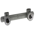 Угольник под смеситель КВР 20х1/2 серый РТП (НАСТЕННЫЙ КОМПЛЕКТ) (24/8)