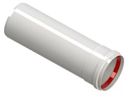 Труба расширенная д.80 мм, 1,0 м эмаль