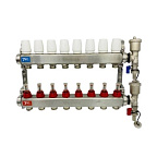 Коллектор VR113-08А с расх. 8 вых. БЕЗ кранов НЕРЖ (5)