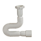 10131-АС Гибкая труба без выпуска 1 1/2"*40/50 (макс.длина 850мм), ОРИО (95)