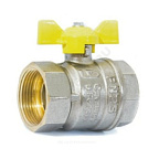 Кран шар. ГАЗ 1/2 г/г бабочка Ду15 Ру40 LD Pride (30)