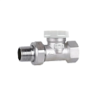 Вентиль настроечный прямой нижний 1/2" VIEIR  VR286 (80/10шт) 