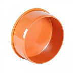 Заглушка 110 ПП (250шт) СЕРПЛАСТ рыжий