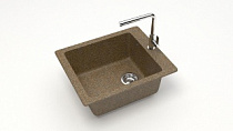 Мойка МАТОВАЯ 8/Q9 (ТЕРРАКОТ) AQUADREAM, прямоуг, 425х500х195   OFF