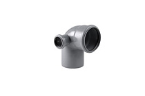 Отвод 110/50-87 с выходом лев+прав (25 шт ) РТП