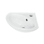 Умывальник угловой "Веер" с отв. Sanita