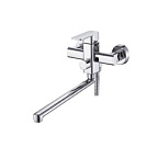 2206Р См-ль Potato д/ванны универ. с плоским прям. изливом и переключ. д/душа