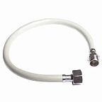 Подводка д/газа ПВХ 60 см 1/2 г/ш БЕЛАЯ  (ELKA)(50)