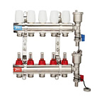 Коллектор VR113-05А с расх. 5 вых. БЕЗ кранов НЕРЖ (5)
