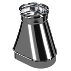 Переход с овала (П) на круг (М) 0,33м   Craft Oval   (316/0,8) 120х240 d200 