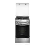 Газоэлектрич.плита GEFEST ПГЭ 5102-03 0027 (85х50х58,5) фасад и стол нерж.сталь, крышка стеклян.