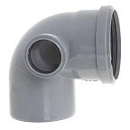 ОТВОД 110/50-90 универ левый (30шт) СЕРПЛАСТ