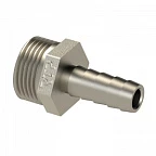 Штуцер под шланг 1/2"М х 10 мм никель   (РТП)(100/20)