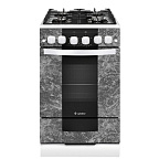 Газ.плита GEFEST ПГ 5500-02 0113 (85х50х58,5) фасад с рисунком под мрамор