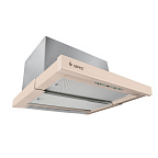 Воздухоочиститель GEFEST ВО 4601 В81 (30х60х30) цв.кремовый, панель из кремового стекла