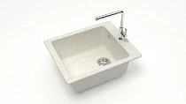 Мойка МАТОВАЯ 8/Q7 (ХЛОПОК) AQUADREAM, прямоуг, 425х500х195