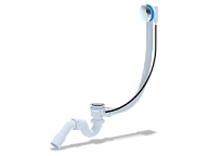311EM Перелив п/а с сифоном прямоточный (длина 520мм),  АНИ пласт (15)