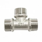 Тройник лат 3/4 MMM никель   (STI)
