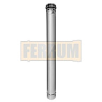 Дымоходная труба 1,0м ф130 (430/0,5) (1уп/4шт)