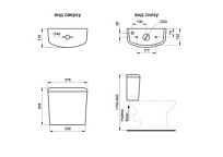 Бачок "Бореаль" с крышкой 1WH110642   УЦЕНКА