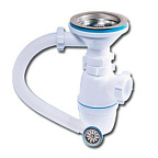 5007-Е Сифон д/кух бутылочный 3 1/2"*40 (д/керамогранит.мойки, перелив), САНТЕХПРОДУКТ (30)