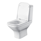 Унитаз-компакт "ЛАЙН" rimless 2P SC SLIM безободковый (горизонт. вып.)   1WH501573