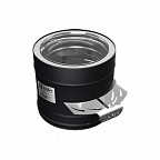 Сэндвич-шибер-задвижка КРАФТ Стандарт-25 Керамика Термоэмаль (316/0,8) d150х200