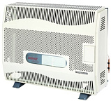 Газовый конвектор стальной напольный HOSSEVEN HHS-11V + дымоход